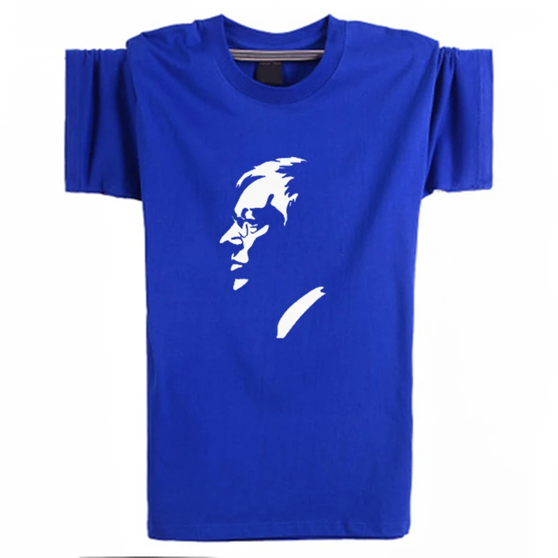 Мужские черные футболки Ferguson для фитнеса рубашки в стиле Манчестера Camisetas Hombre