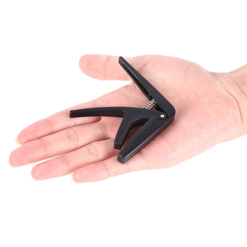 Укулеле зажим пластиковая гитара Capo с одной рукой быстрая смена для акустических