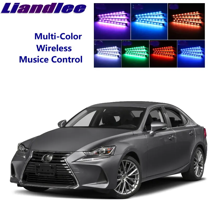 LiandLee Автомобильный интерьер пол декоративные мест неоновый свет для Land Lexus