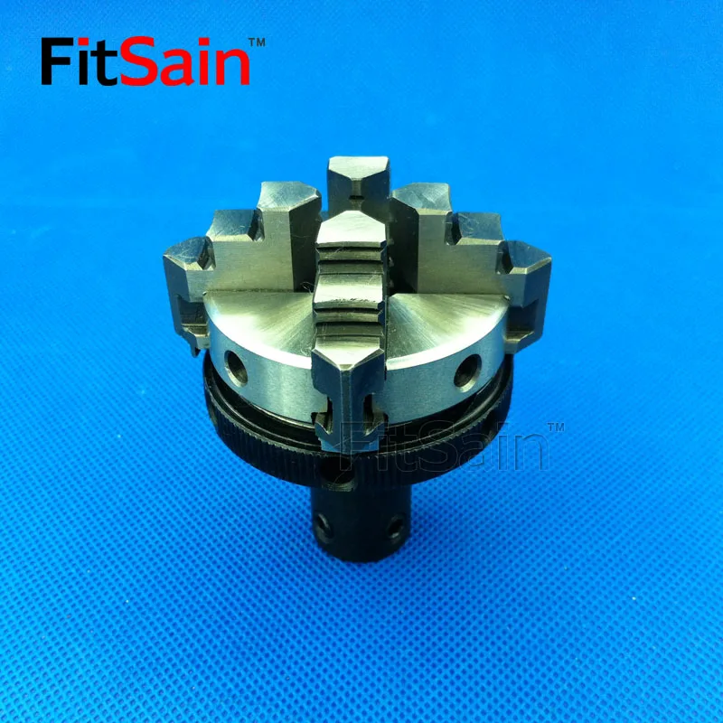 FitSain-четыре кулачковый патрон D = 50 мм CNC мини-SELF-CENTING maineuly управляемый патрон скамейка токарный станок части, используемые для вала двигателя 8 мм/10 мм