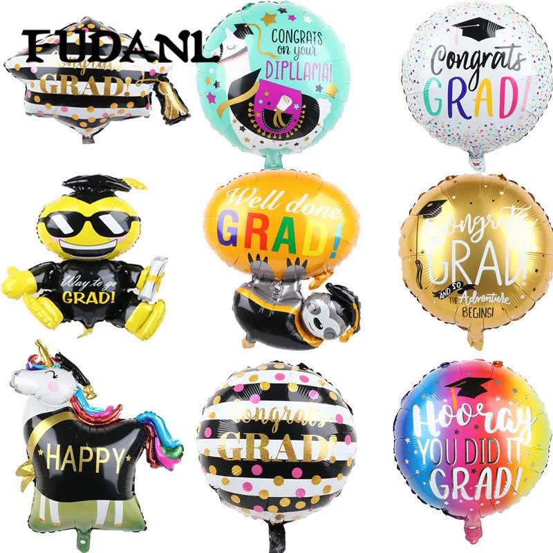 1 шт. поздравление вечерние Фольга воздушный шар с гелием выпускник доктор удачи