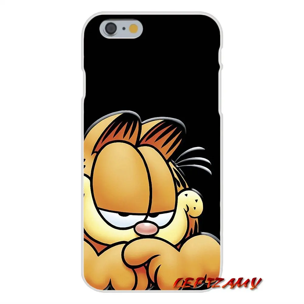 cartoon Garfield Slim Silicone phone Case For Samsung Galaxy S3 S4 S5 MINI S6 S7 edge S8 S9 Plus Note 2 3 4 5 8 | Мобильные телефоны