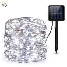 100/200/300/400 luces led decoracion гирлянды светодиодные праздничные гирлянды наружные светодиодные ленты для рождественской вечеринки Свадебные украшения