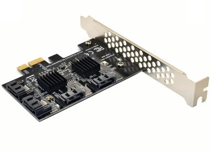 Плата контроллера PCI Express SATA 6G 4 порта e к III 3 0 конвертер с теплоотводом плата