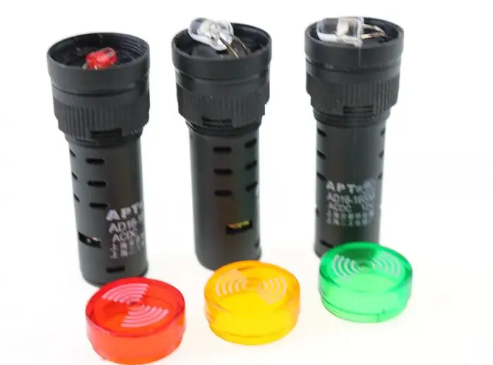 Зуммер AD16 16SM DC 12 В 16 мм звуковой и светильник вой мигающий зуммер AD16|light buzzer|buzzer