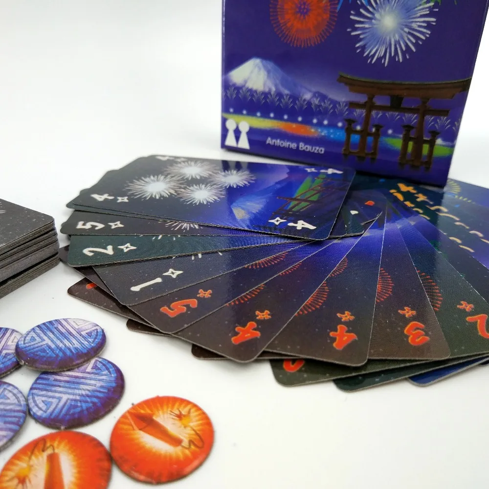 HANABI настольная игра 2-5 игроков карточные игры легко играть смешные