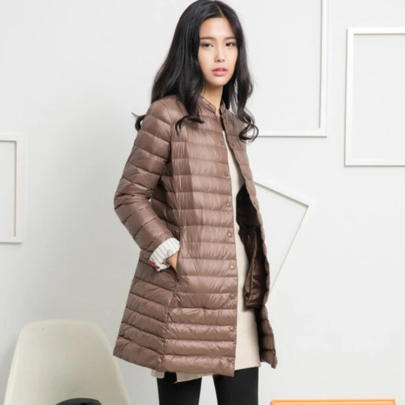 Женская парка Rihschpiece Длинная тонкая большого размера на зиму 2018|women parka|womens parka