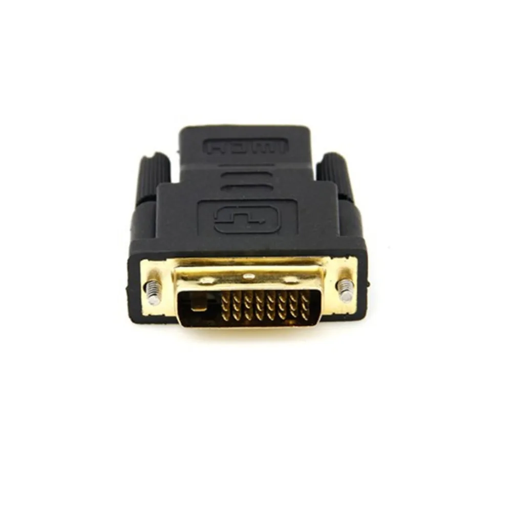 DVI 24 + 1 к HDMI совместимого адаптера кабели 24k позолоченный штекер конвертер Папа