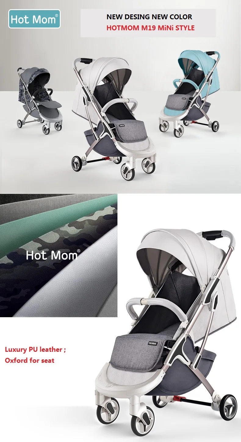 Новая детская коляска Hotmom легкая переносная Складная коляска для путешествий