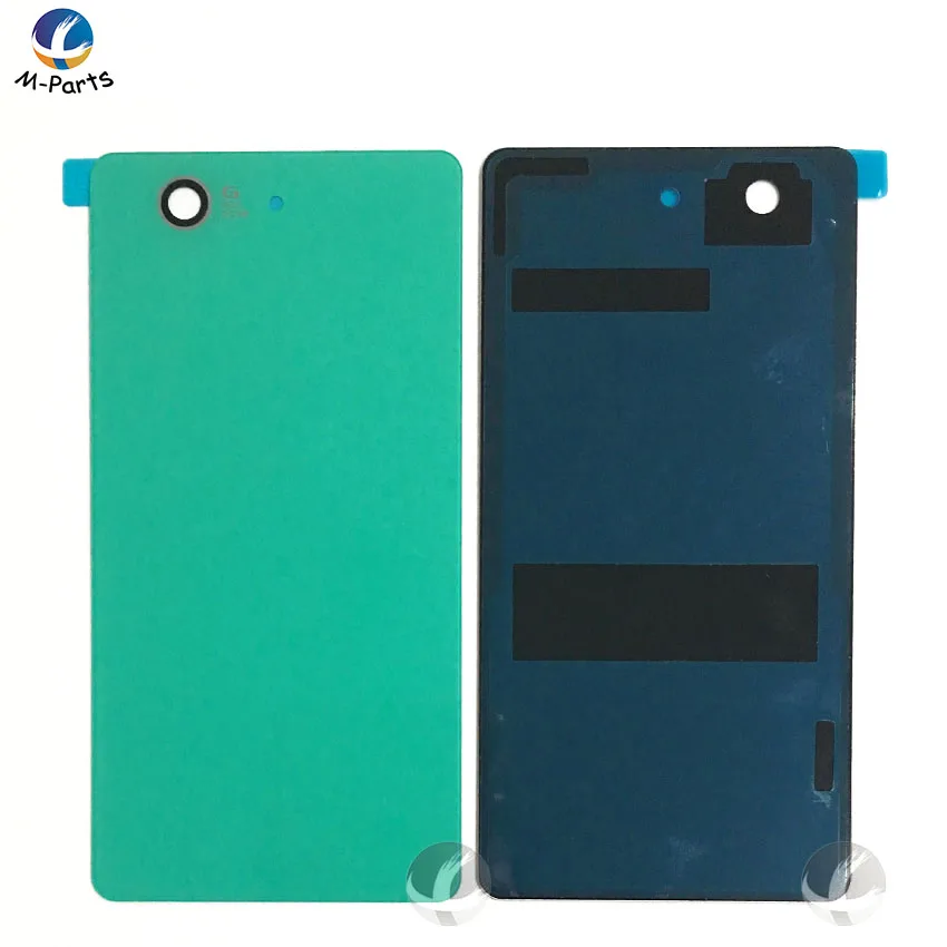 Задняя стеклянная крышка для sony для Xperia Z3 Compact Z3compact Mini D5803 D5833 Крышка для батарейного отсека чехол+ клей