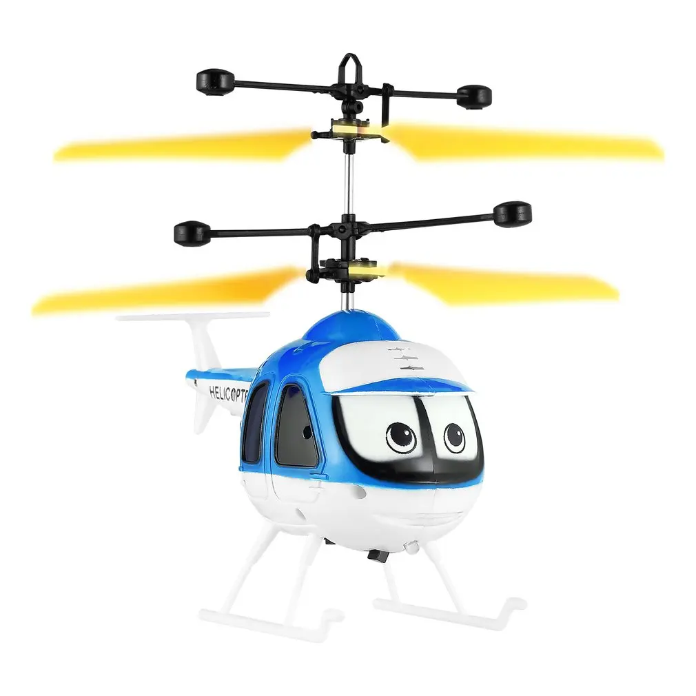 Обновленная версия мини RC вертолет Индуктивная летающая игрушка пульт