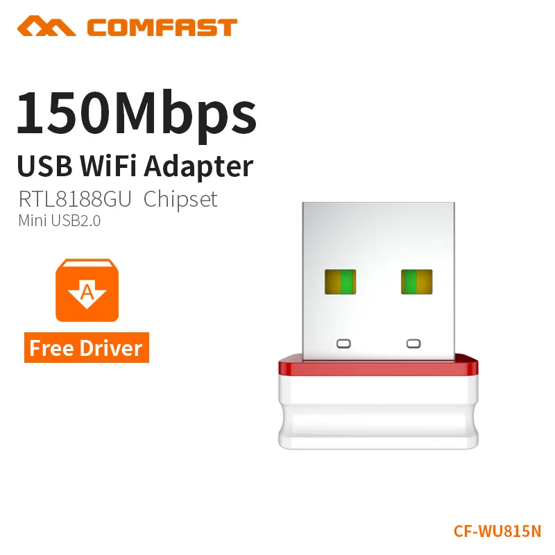 COMFAST Plug And Play Wifi адаптер мини USB PC сетевая карта 150 Мбит/с функция AP 2 4G Настольный