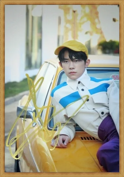 Ручная подпись TFBOYS Jackson фото с автографом 6 дюймов Бесплатная доставка 4 версии