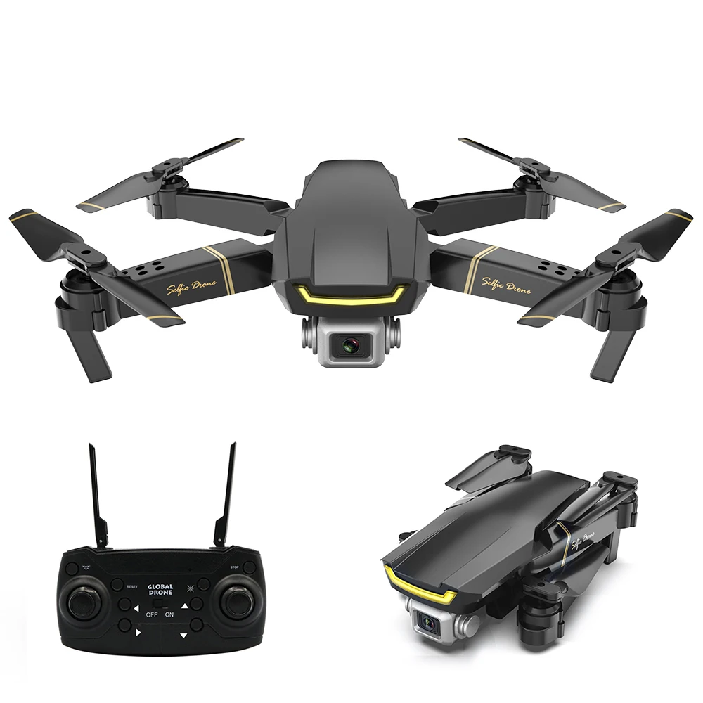 Global GW89 Радиоуправляемый Дрон с камерой 1080P HD Wifi FPV Gesture Фото Видео удержание высоты складной Радиоуправляемый квадрокоптер для начинающих VS E58