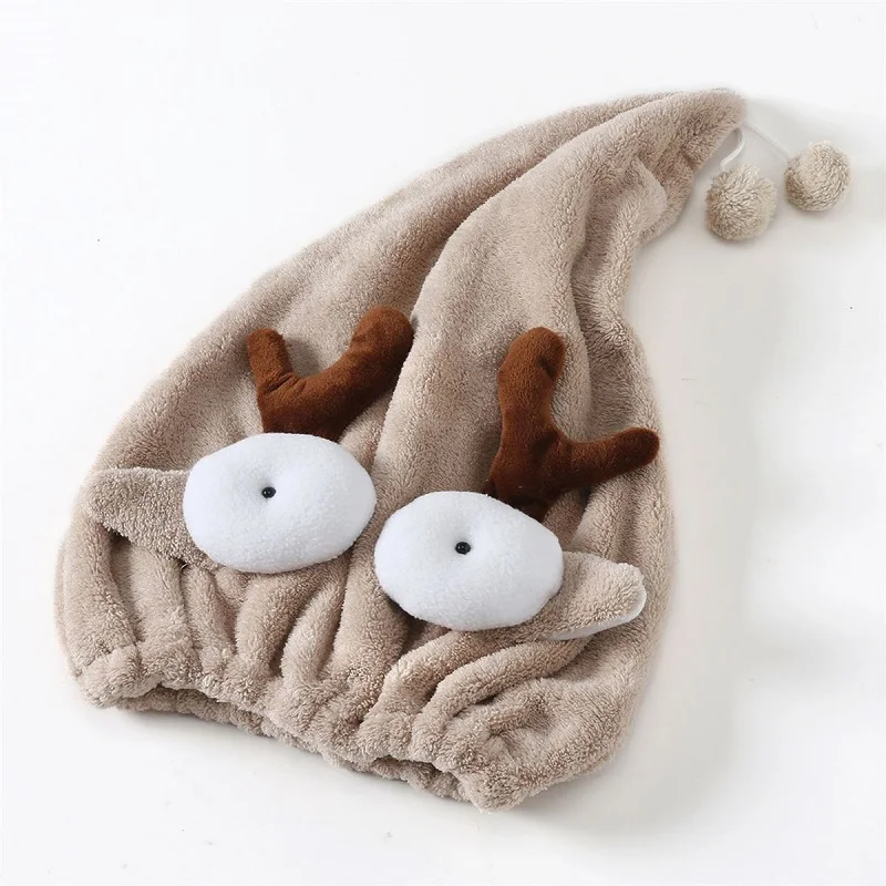 Милый мультфильм Magic быстро высушить волосы душ Кепки Для женщин ванна