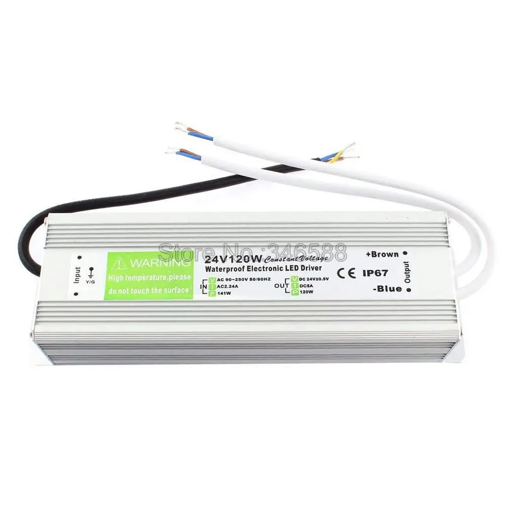 Водонепроницаемые уличные трансформаторы для светодиодного освещения DC24V IP67