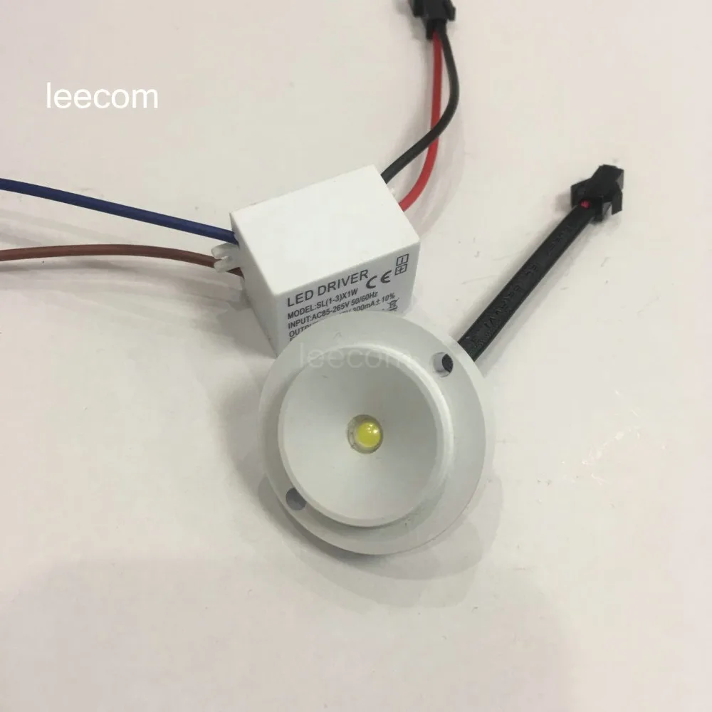 Новая модель светодиодный мини потолочный светильник 1 Вт диаметр 37mm dc12v: