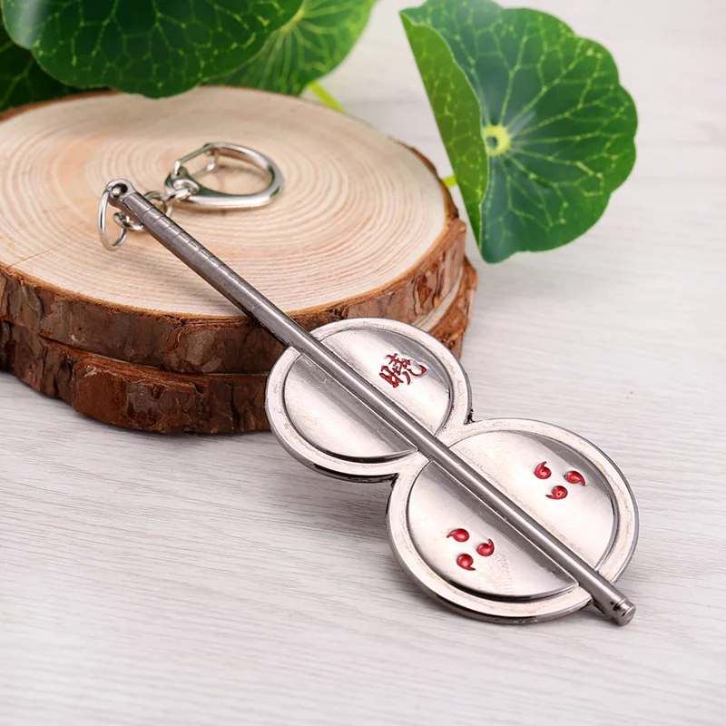 Японская модель брелок для ключей с веером в виде пальмового листа Uchiha Madara