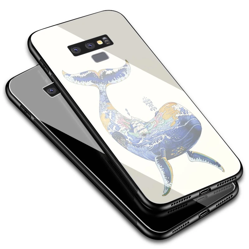 Стеклянный чехол Lavaza из ТПУ для Samsung Note 8 9 S7 S8 S9 S10 A10 A20 A30 A40 A50 A60 A70 Edge Plus | Мобильные