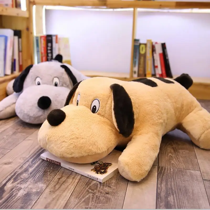 

1pc 70/100cm Cute Lying Dog Plush Toy Stuffed Soft Kawaii Animal Dog Cartoon Pillow Lovely Gift for Kids Baby Children