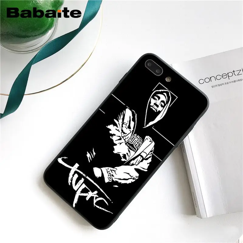 A6 Babaite 2Pac Tupac Amaru Shakur чехол для телефона для iphone 11 Pro 11Pro Max X XS MAX 6 6s 7 7plus 8 8Plus 5 5S SE XR - Цвет: A6