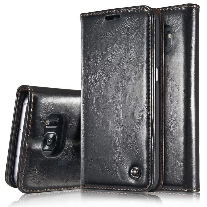 Для Samsung Galaxy A5 2016 Case Роскошь Бизнес Стиль Кожаный Бумажник Дела сотовый Телефон