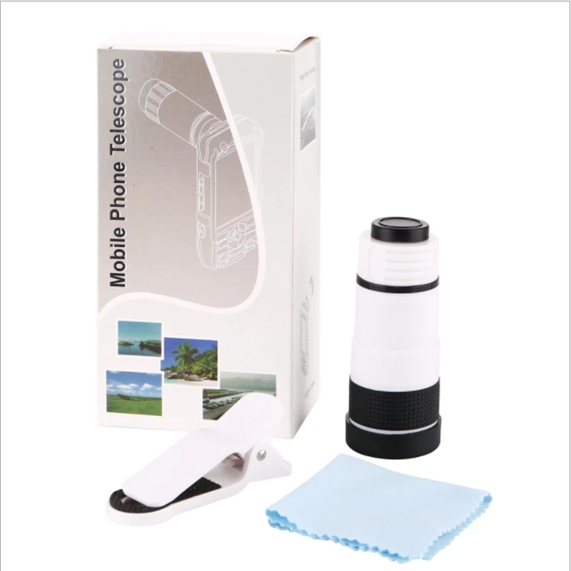 

YINGTOUMAN Outdoor 8X Mobile Phone Camera Telescope Lens Outdoor Portable High-definition Monocular Telescope for Cell Phone