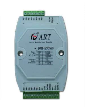 8 канальный аналоговый вход и 1 изолированный цифровой выход Ethernet MODBUS TCP удаленный