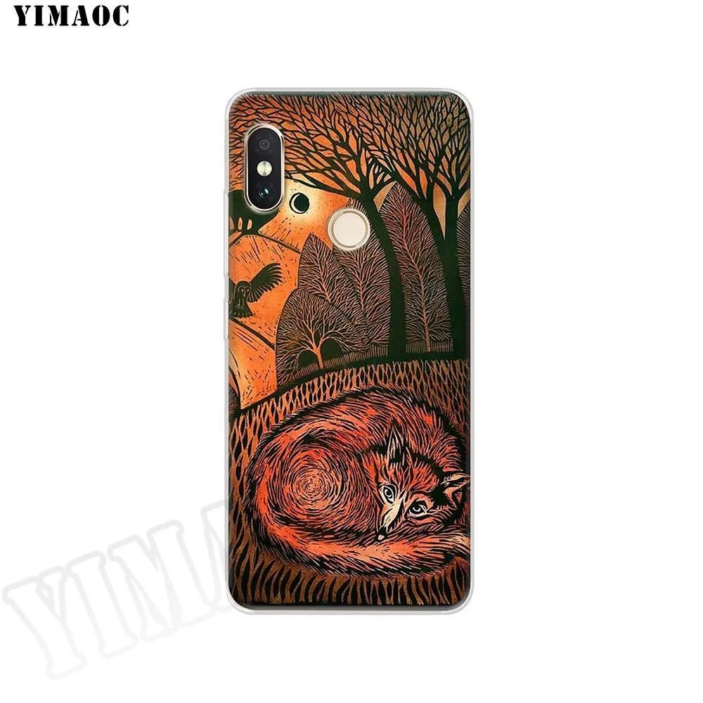 YIMAOC Youre So Foxy Fox Art Foxes Series Soft for POCOPHONE F1 Case Xiaomi Redmi Note 6 7 Pro 6A Mi 8 Lite Cases |
