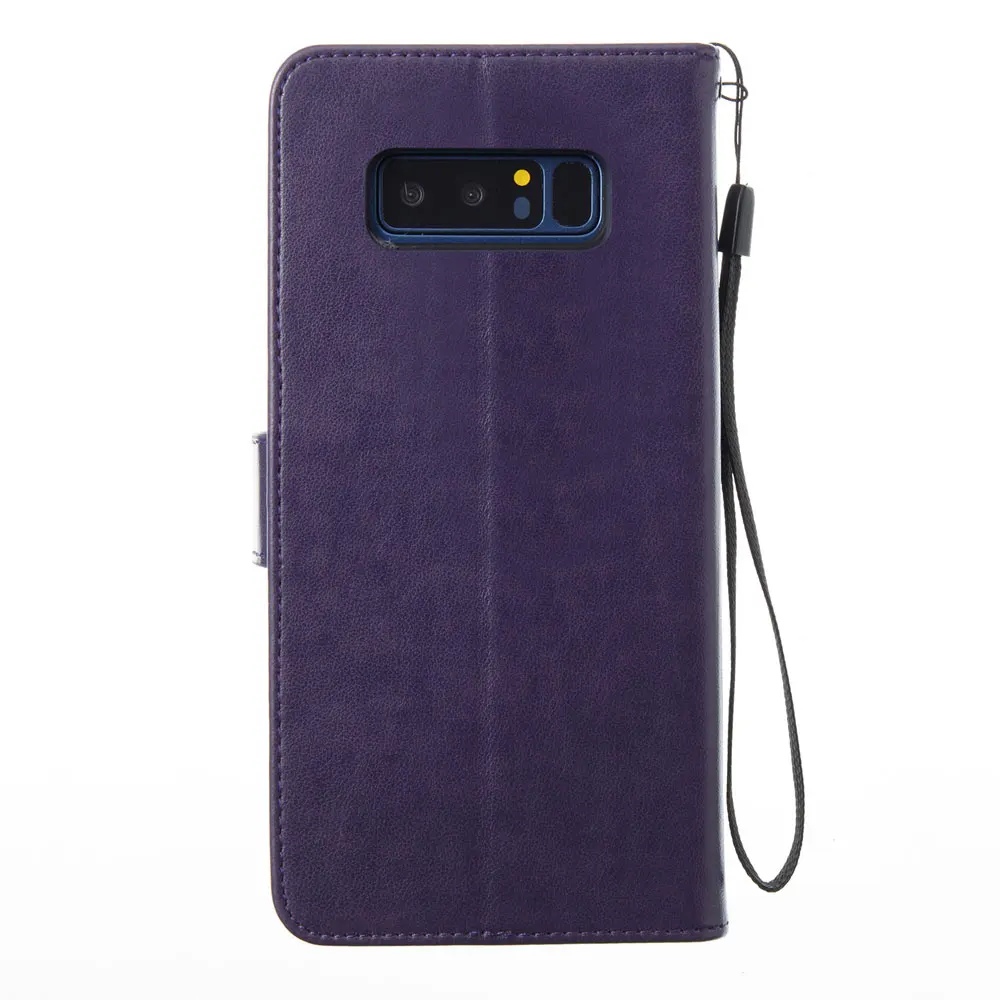 Для SAMSUNG J7 A9 A7 NOTE8 с рисунком бабочки откидной Чехол и кошелек подставкой для S9 PLUS