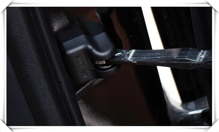 Подходит для Toyota Harrier Turbo XU60 2013 2017 автомобильные аксессуары пластик черный