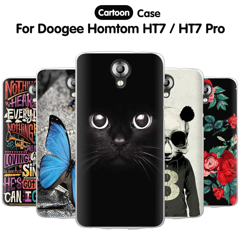 Женский Чехол Для Doogee телефон EiiMoo HT7 Pro чехол 5 силиконовый мультяшный мягкий из