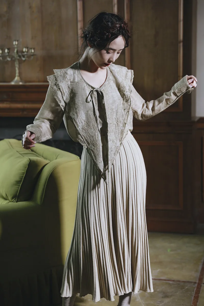 Женская трикотажная облегающая юбка LYNETTE'S в китайском стиле | одежда