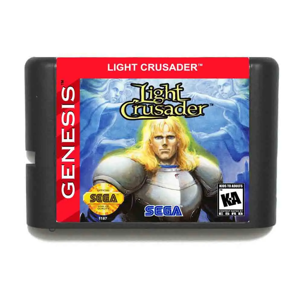 Светильник Crusader 16 бит MD карточная игра для Sega игры Mega Drive Genesis|16 bit|md game16 bit md |