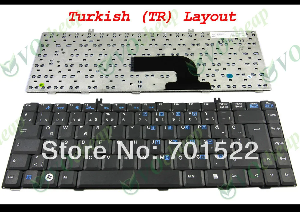 Новая клавиатура для ноутбука TR Tastatur Fujitsu Amilo La1703 Black Turkish Version K020626B2 TR|laptop keyboard|keyboard