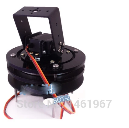 

1set 2-DOF Robot Base Arduino Servo PTZ Camera Photography Turntable Chassis Mount Kit Wholesale Retail Promotion