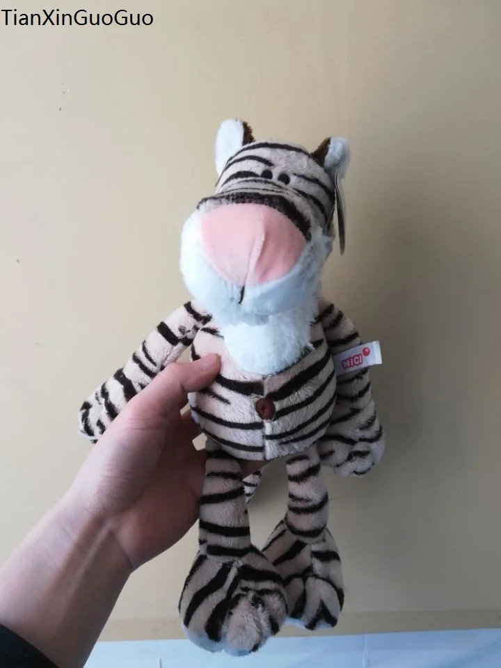 

about 35cm cartoon jungle tiger plush toy soft doll toy Christmas gift b1454