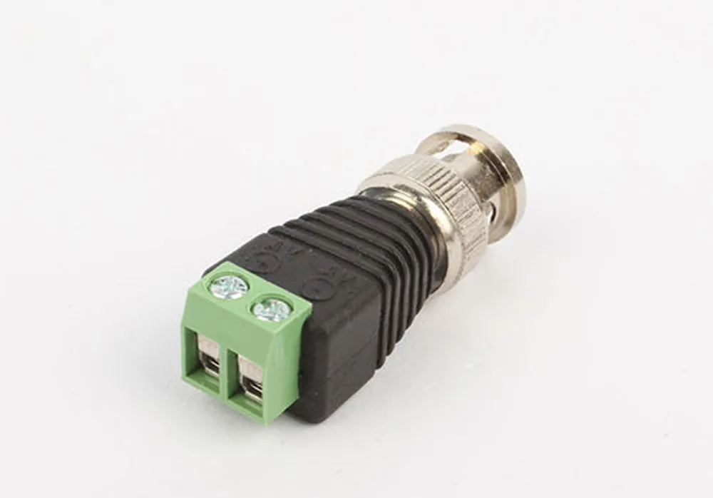 10 шт. Коаксиальный CAT5 к камере видеонаблюдения штекер BNC разъем для камеры