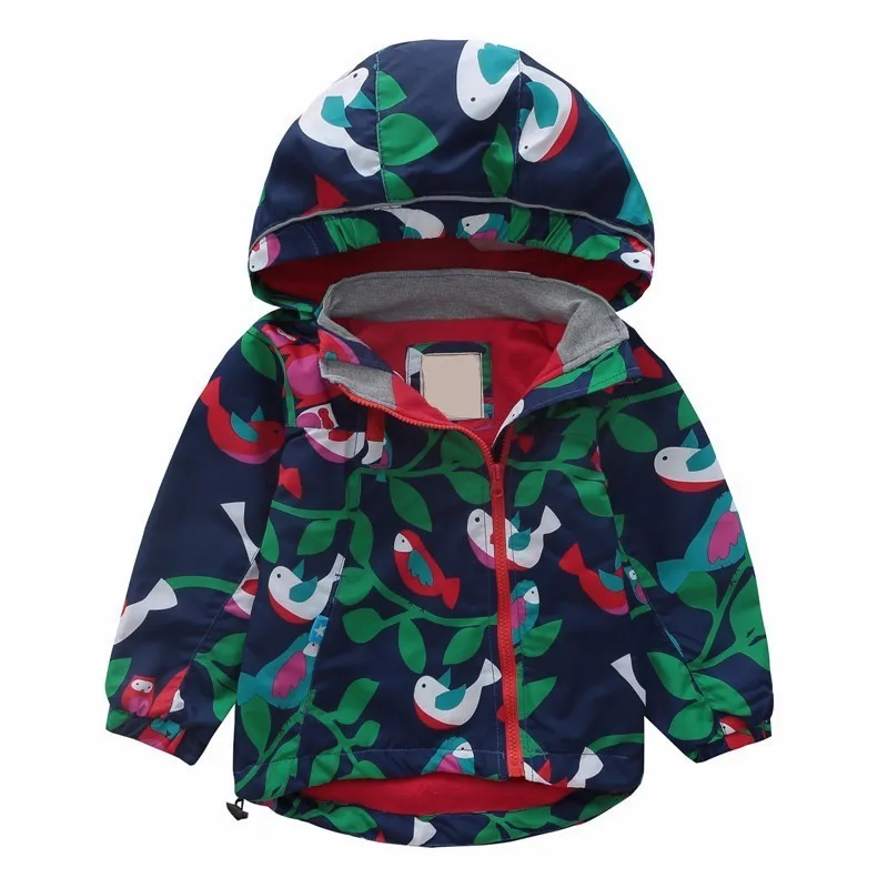 Детская осенняя куртка LILIGIRL косые пальто на молнии флисовая подкладка с