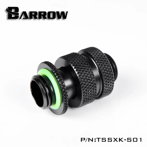 

Barrow Gold White Black Silver Gold G1 / 4 Male to Male Rotary Connectors / Extender (16-22mm) PC water cooling system TSSXK-S01