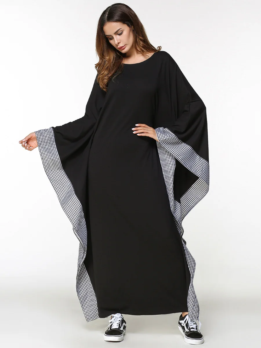Caftan прямая продажа хлопковый Халат для взрослых мусульманская одежда женщин