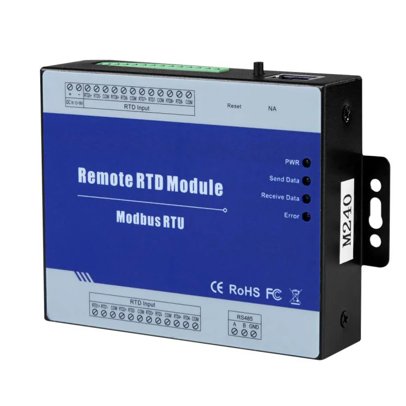 4 RTD входы Modbus RTU RTD удаленный IO модуль Sup порт s PT100 или PT1000 датчик сопротивления с портом RS485