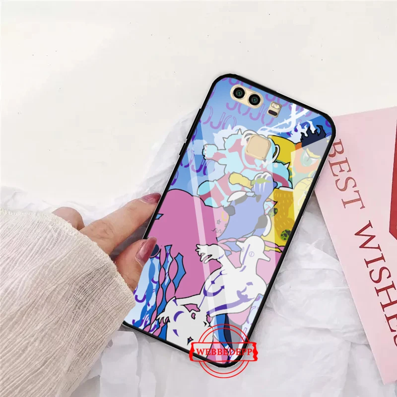 

JoJo's Bizarre Adventure JoJo Glass Case for Huawei P10 lite P20 Pro P30 P Smart honor 7A 8X 9 10 Y6 Mate 20