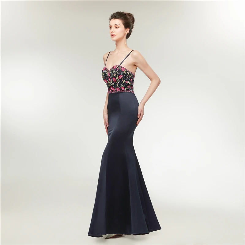 Forevergracedress вечерние платья черного цвета 2019 милая изящная Русалка большие размеры