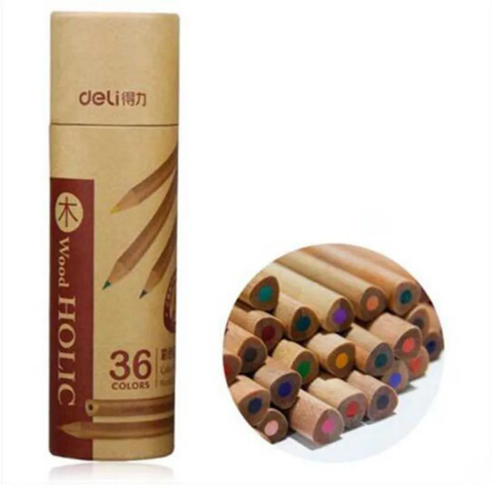 triangle rod color colorful pencil Art painting 12/18/24/36/48 lapis cor faber castell gorjuss girls pastel colour pencils |