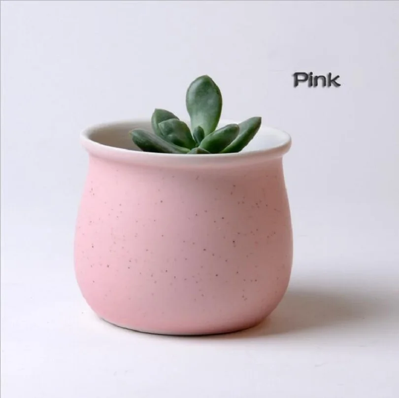 TECHOME Creativity Plants Pot Macaron Colors High-temperature Ceramics Succulents Flower | Дом и сад