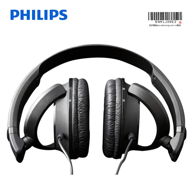 Philips SHL3060 Проводная поддержка наушников Musi& Movie с стерео басом регулируемая повязка на голову для Xiaomi huawei Galaxy