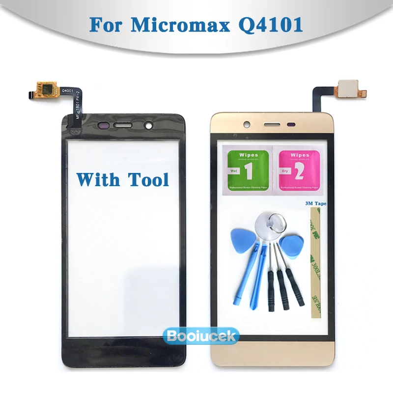 Высокое качество 4 5 &quotдля Micromax Q4101 сенсорный экран дигитайзер Датчик внешняя