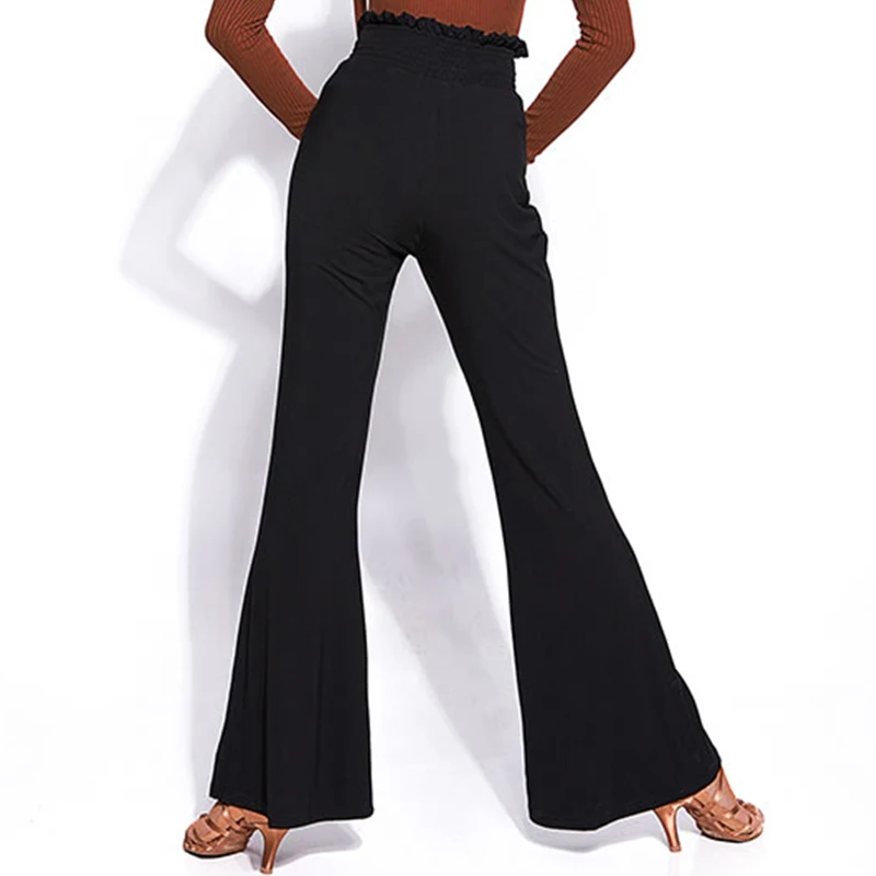 

Latin Dance Pants Lady Salsa Samba Cha Cha Dancing Black Clothes Women Ballroom Practice Performance Stage Fashion Wear DNV11456