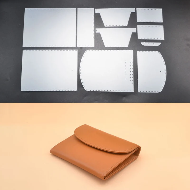 

Набор для рукоделия женский маленький кошелек трафарет ПВХ, шаблон для шитья, x 9 см